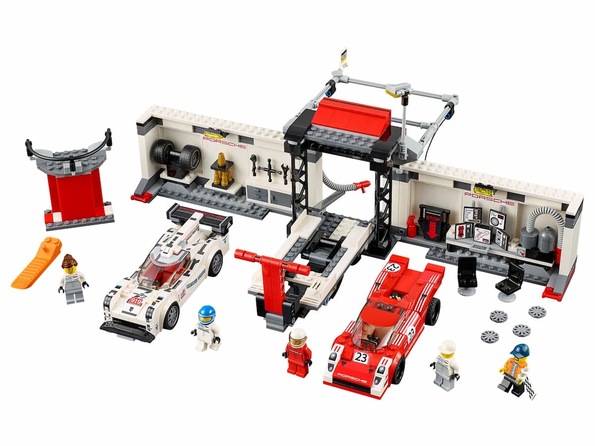 Porsche 919 Hybrid and 917K Pit Lane LEGO set (#75876-1)