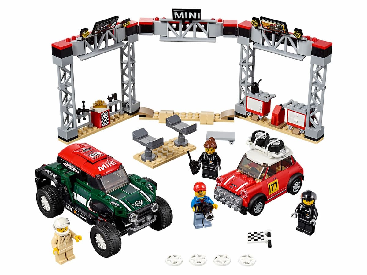 1967 Mini Cooper S Rally and 2018 MINI John Cooper Works Buggy LEGO set (#75894-1)