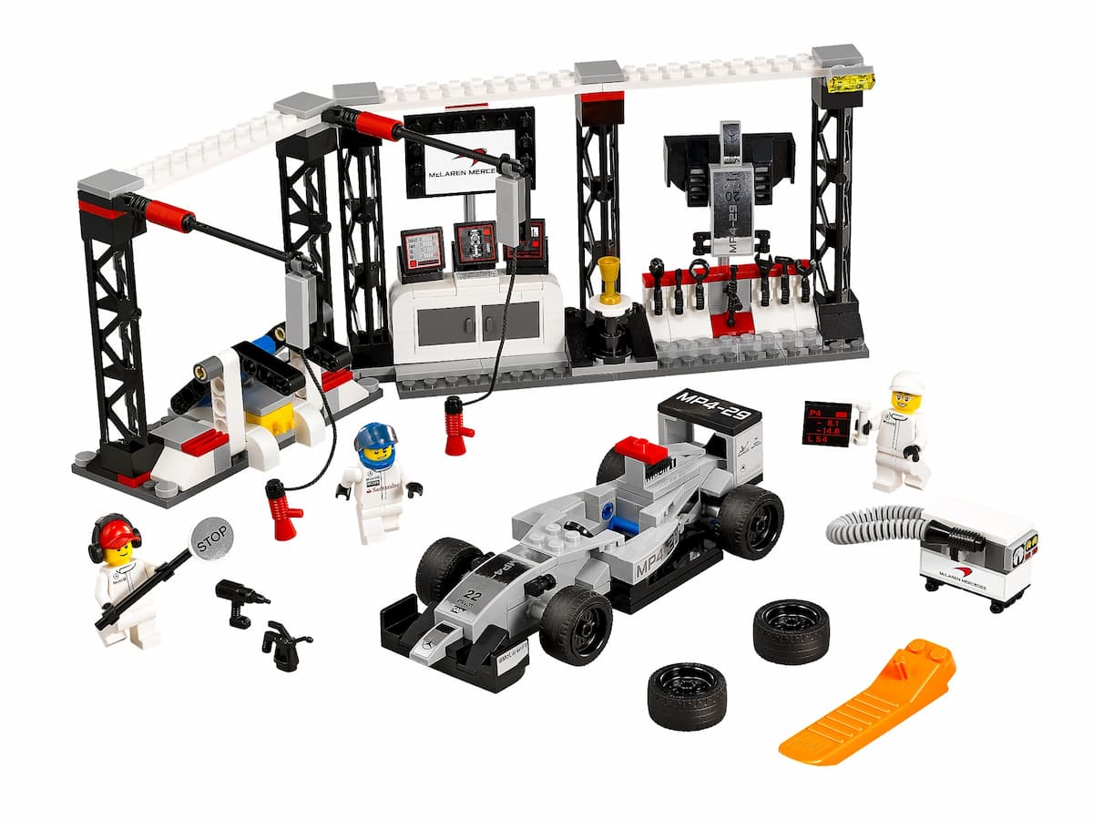 McLaren Mercedes Pit Stop LEGO set (#75911-1)