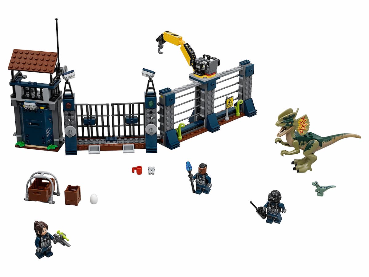 Dilophosaurus Outpost Attack LEGO set (#75931-1)