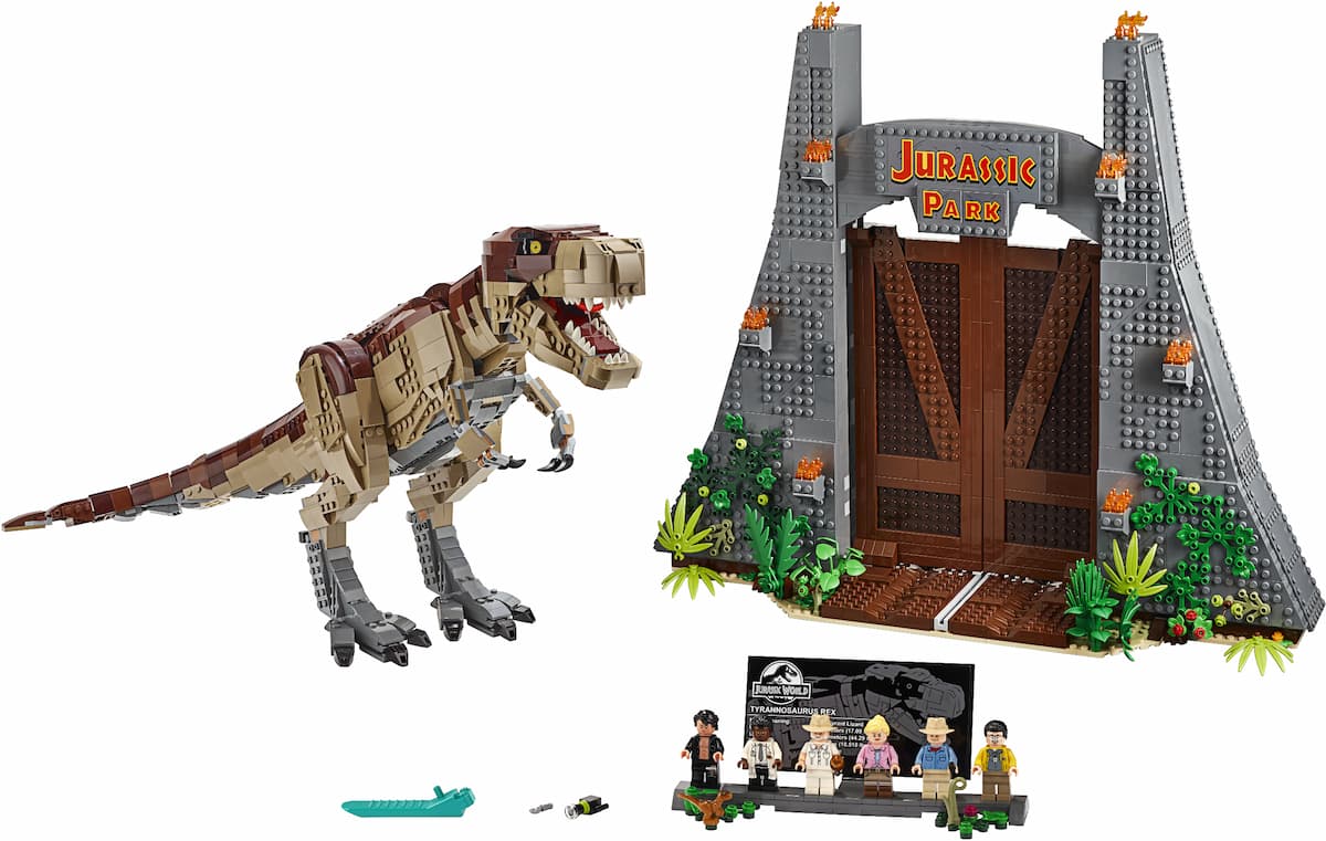 Jurassic Park: T. rex Rampage LEGO set (#75936-1)