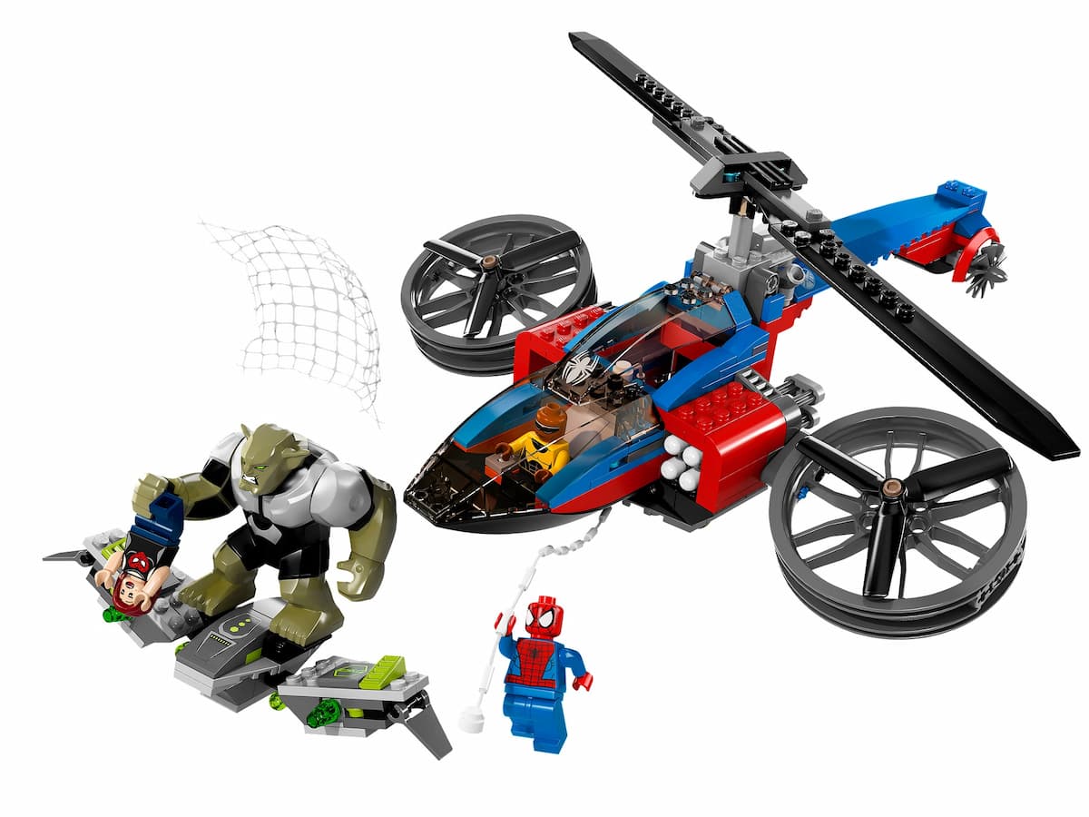 Spider-Helicopter Rescue LEGO set (#76016-1)
