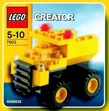 Dump Truck LEGO set (#7603-1)