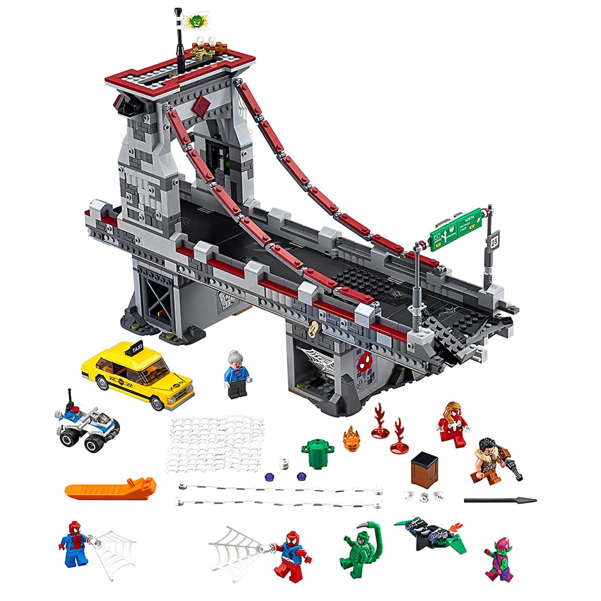 Spider-Man: Web Warriors Ultimate Bridge Battle LEGO set (#76057-1)