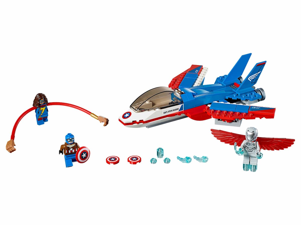 Captain America Jet Pursuit LEGO set (#76076-1)