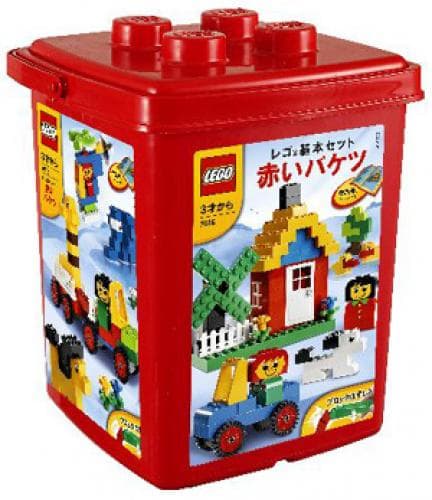 Basic Red Bucket LEGO set (#7616-1)