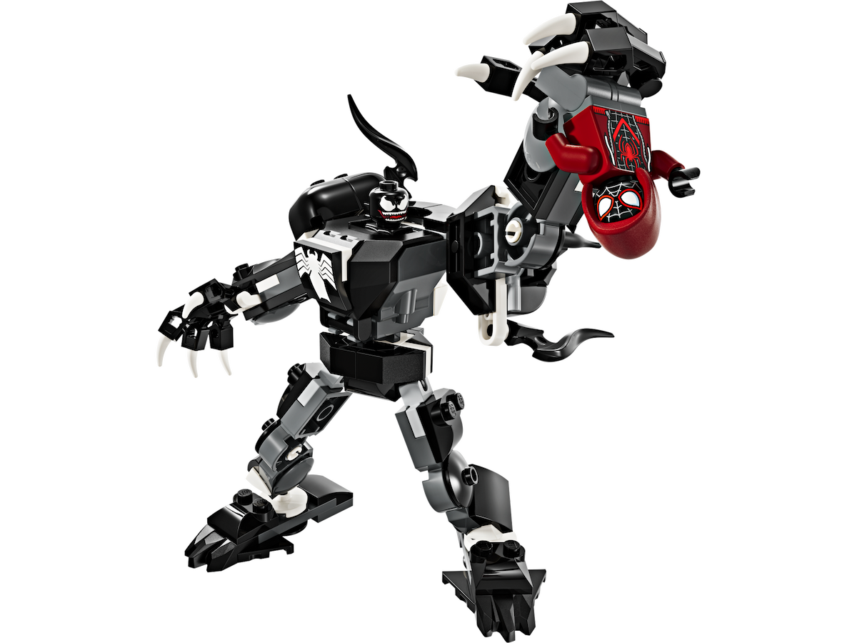 Venom Mech Armor vs. Miles Morales LEGO set (#76276-1)