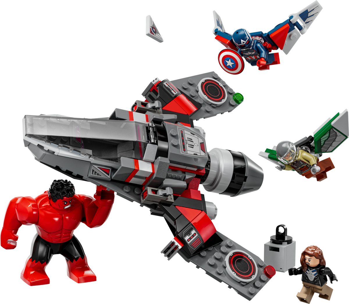 Captain America vs. Red Hulk Battle LEGO set (#76292-1)