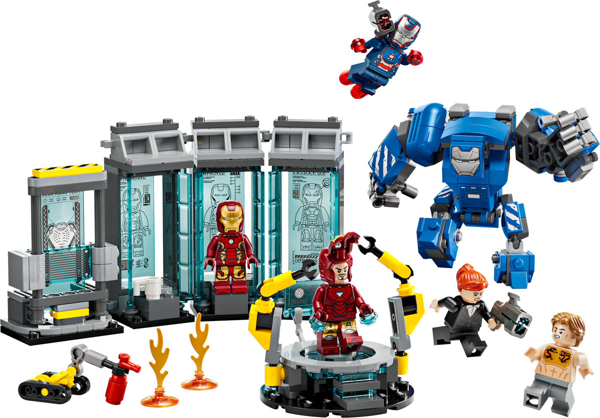 Iron Man's Laboratory: Hall of Armor LEGO set (#76315-1)