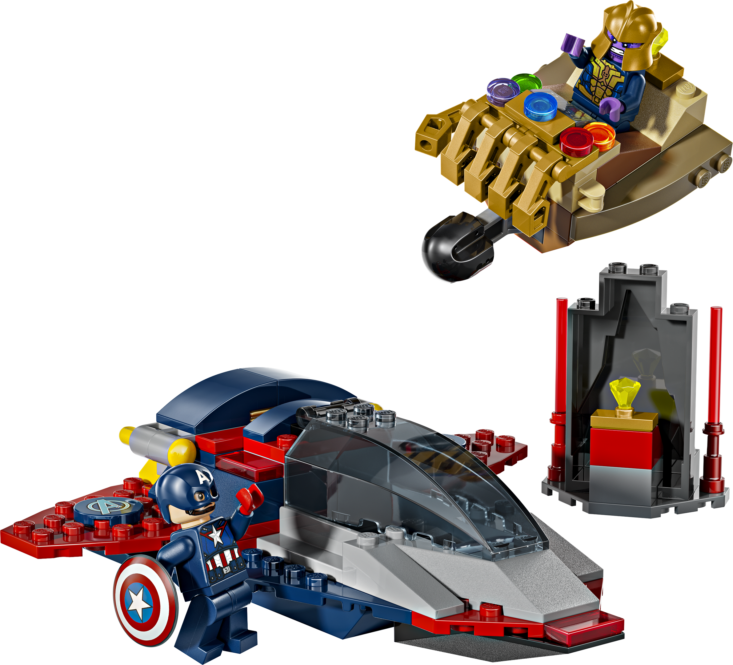 Captain America vs. Thanos LEGO set (#76319-1)
