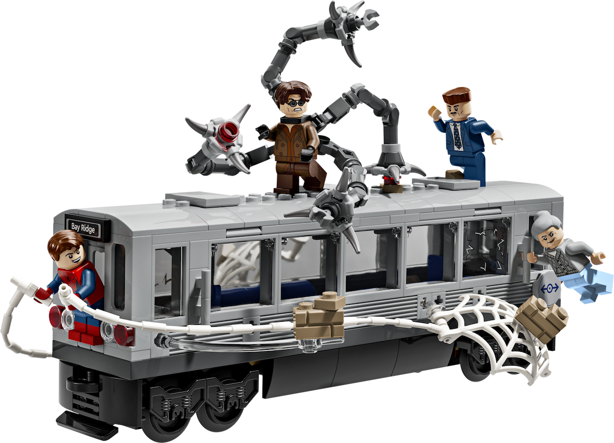 Spider-Man vs. Doc Ock Subway Train Scene LEGO set (#76321-1)