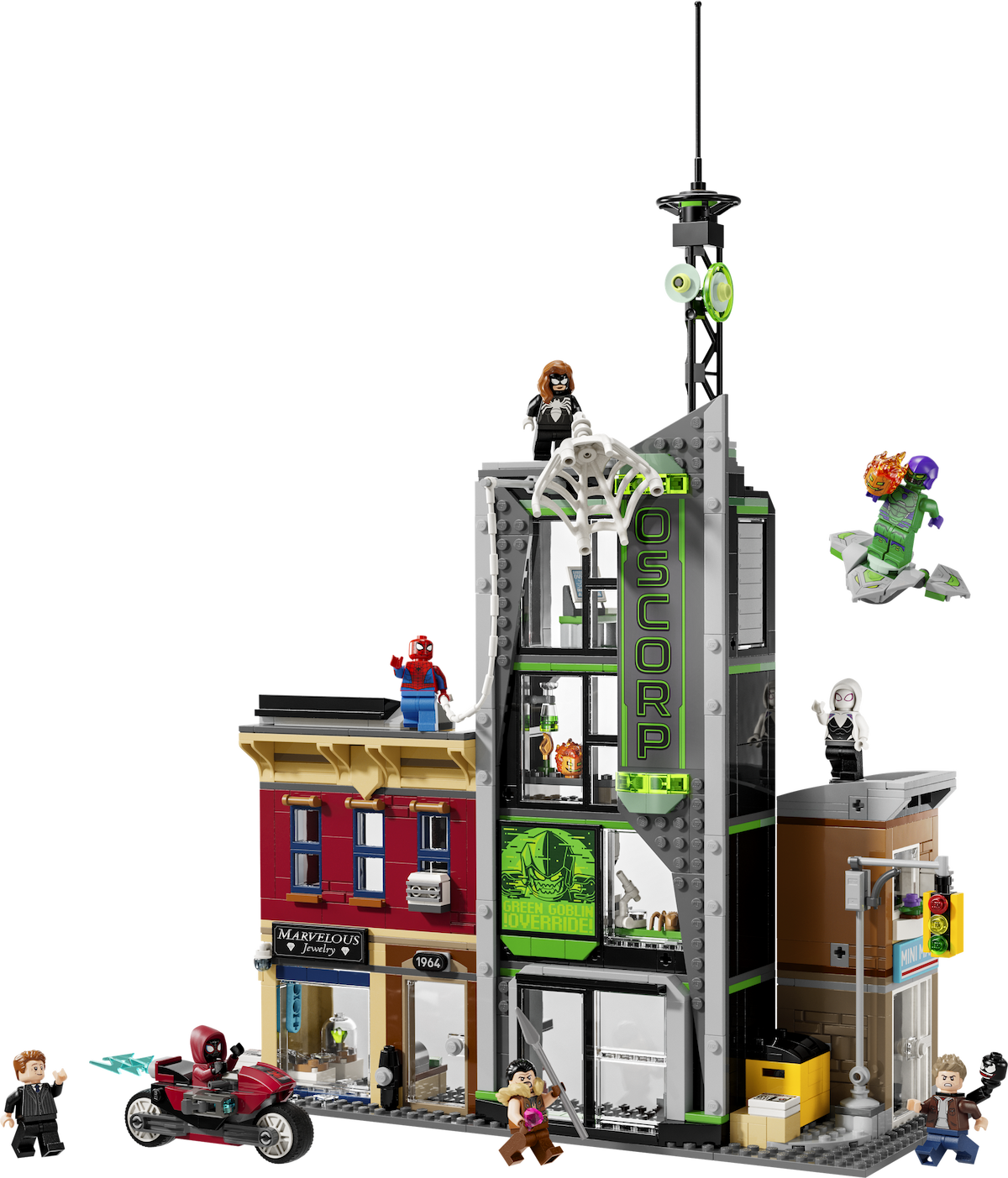 Spider-Man vs. Oscorp LEGO set (#76324-1)