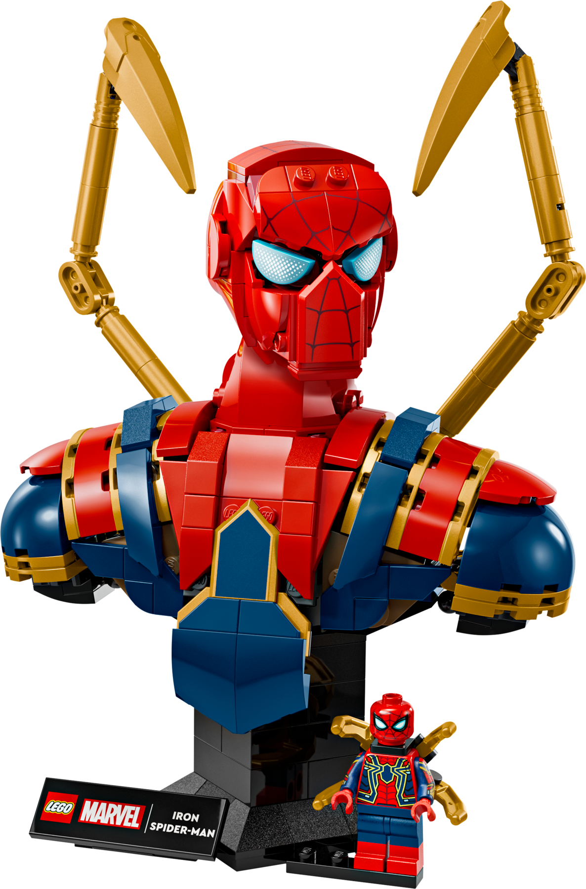 Iron Spider-Man Bust LEGO set (#76326-1)