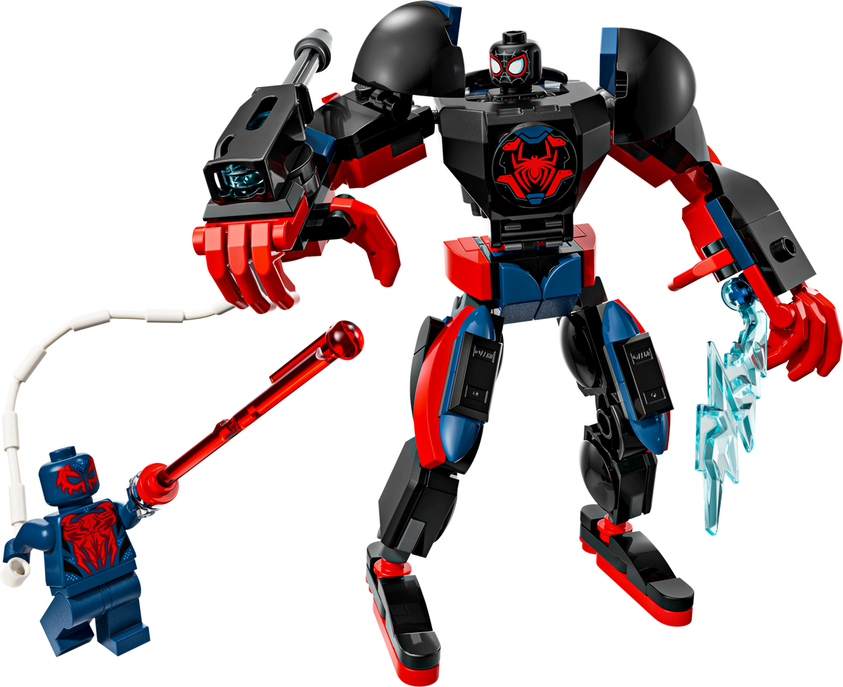 Miles Morales Mech vs. Spider-Man 2099 LEGO set (#76337-1)