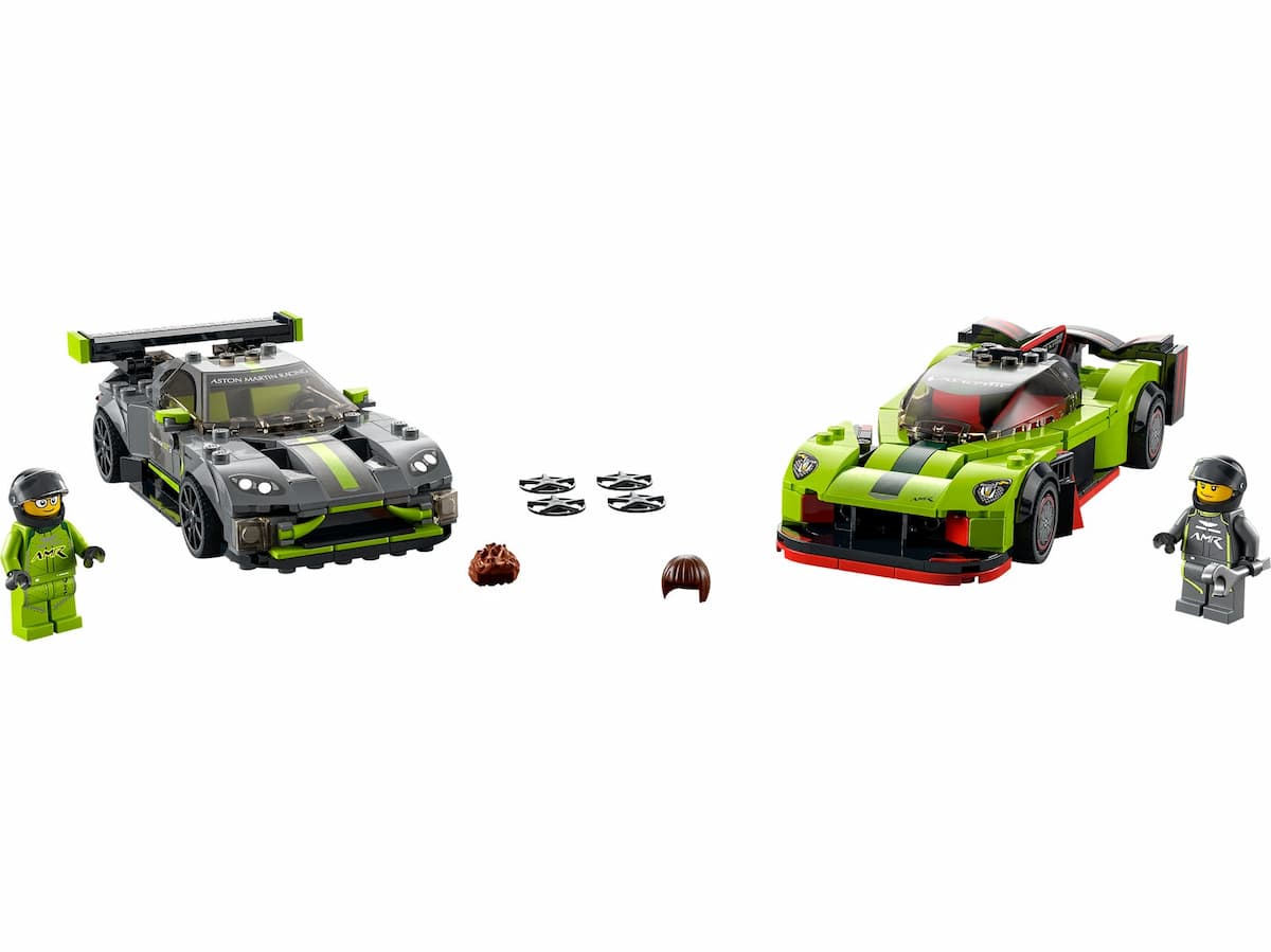 Aston Martin Valkyrie AMR Pro and Aston Martin Vantage GT3 LEGO set (#76910-1)