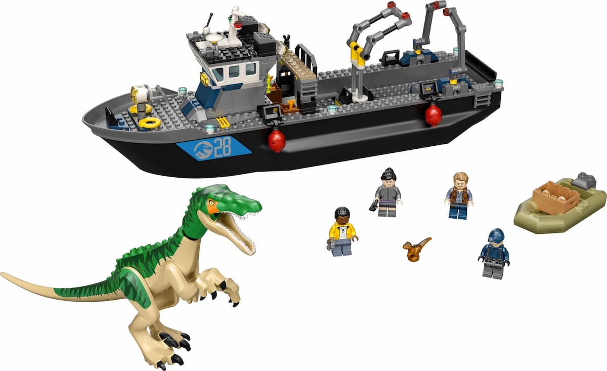Baryonyx Dinosaur Boat Escape LEGO set (#76942-1)