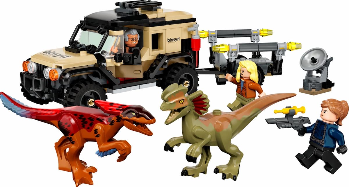 Pyroraptor & Dilophosaurus Transport LEGO set (#76951-1)
