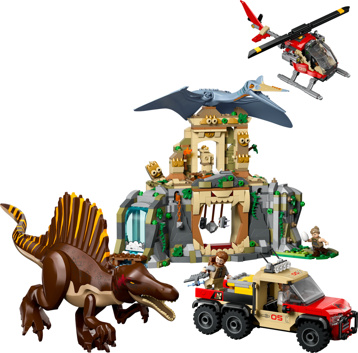 Spinosaurus & Quetzalcoatlus Air Mission LEGO set (#76976-1)