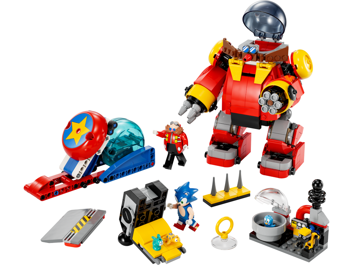 Sonic vs Dr Eggman's Death Egg Robot LEGO set (#76993-1)