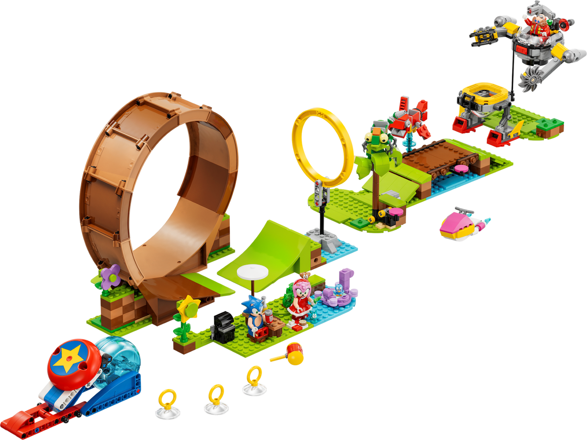 Sonic's Green Hill Zone Loop Challenge LEGO set (#76994-1)