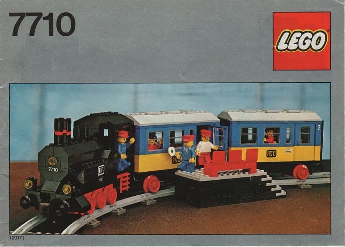 Push-Along Passenger Steam Train LEGO set (#7710-1)