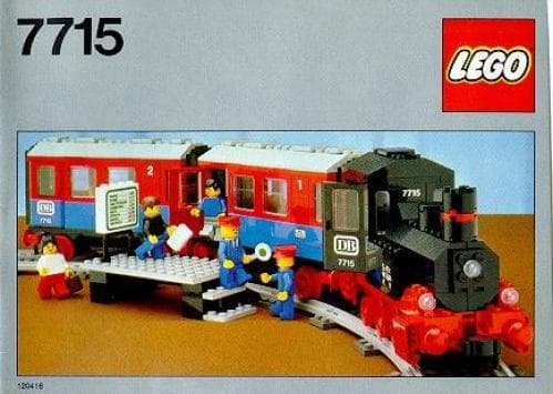 Push-Along Passenger Steam Train LEGO set (#7715-1)