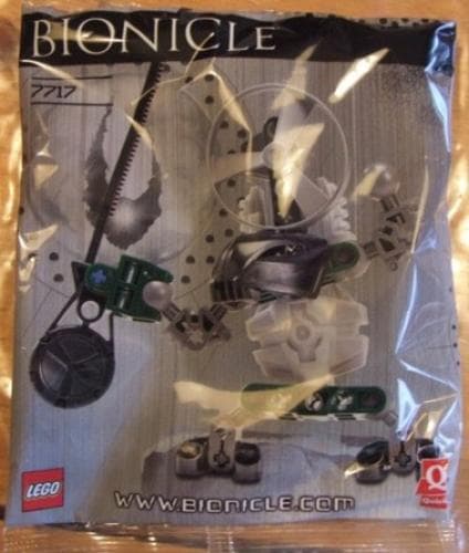QUICK Bad Guy Green LEGO Bionicle set (#7717-1, 2006)