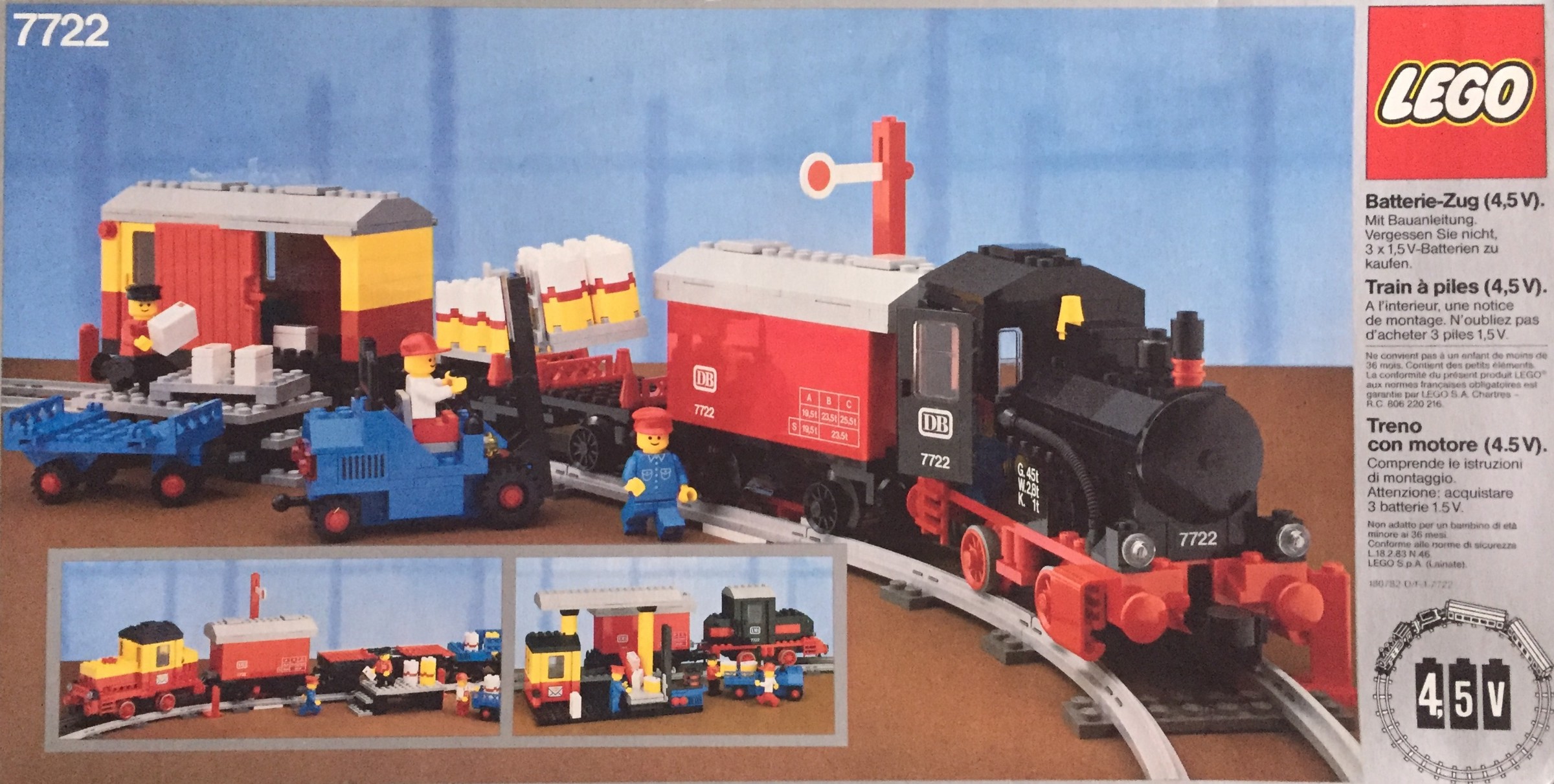 Steam Cargo Train LEGO set (#7722-1)