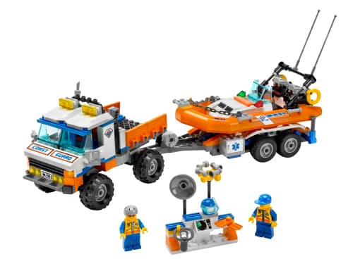 Coast Guard Truck with Speed Boat LEGO set (#7726-1)