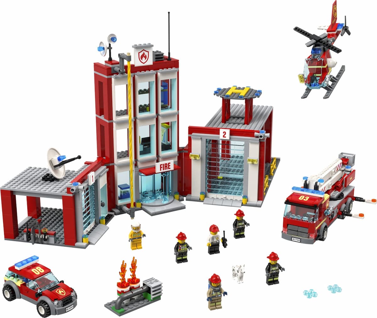 Fire Station Headquarters LEGO set (#77944-1)