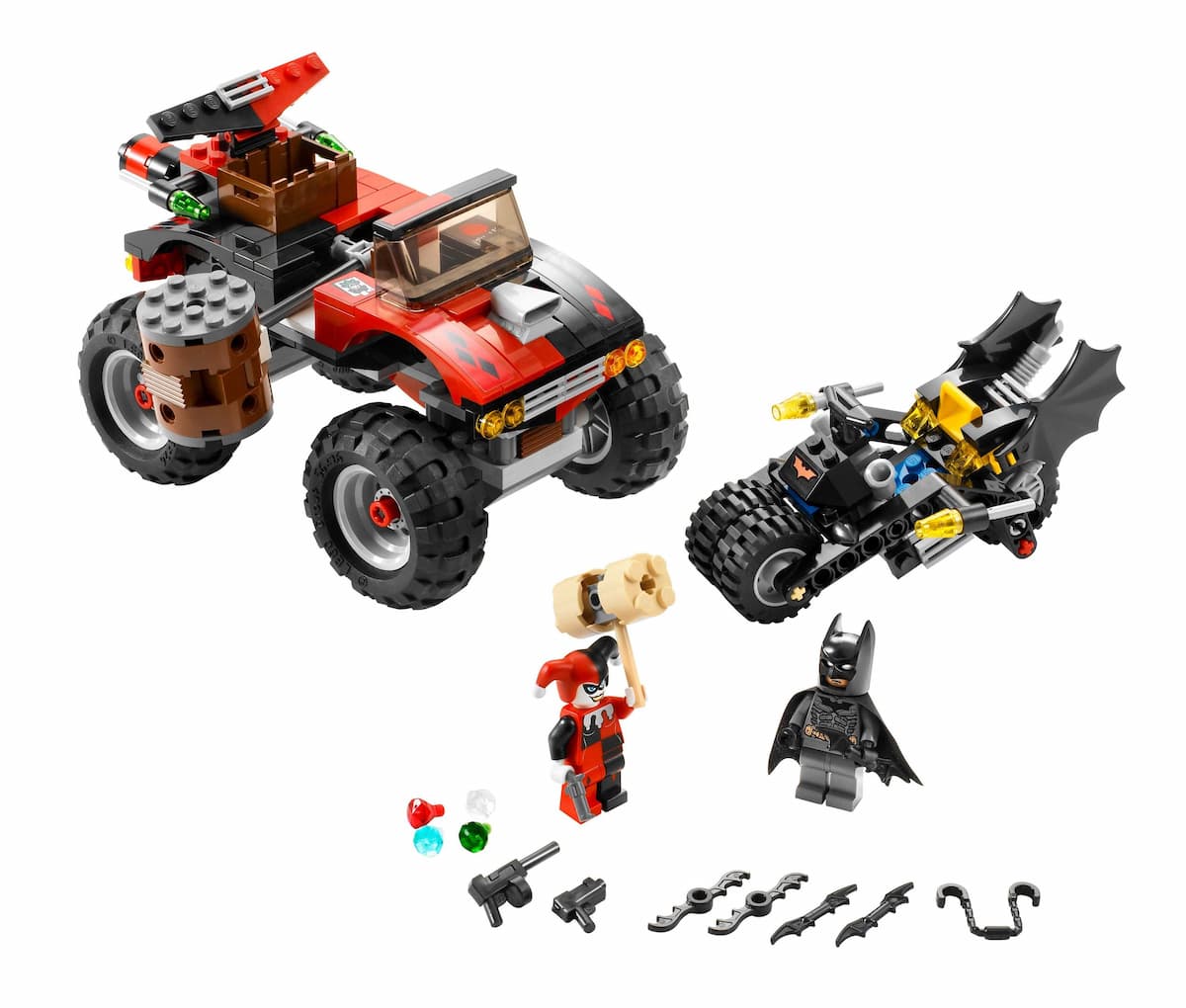 The Batcycle: Harley Quinn's Hammer Truck LEGO set (#7886-1)