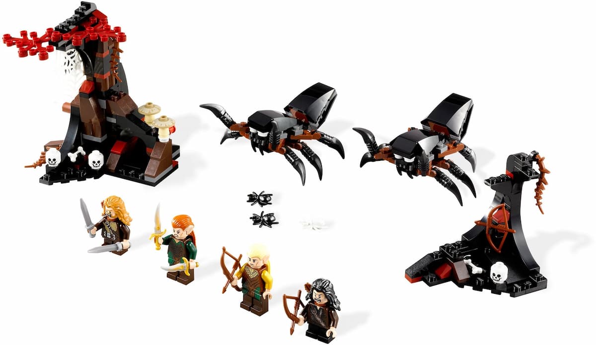 Escape from Mirkwood Spiders LEGO set (#79001-1)