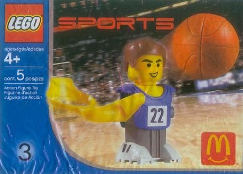 McDonald's Sports Set Number 3 - Blue Basketball Player #22 LEGO set (#7917-1)