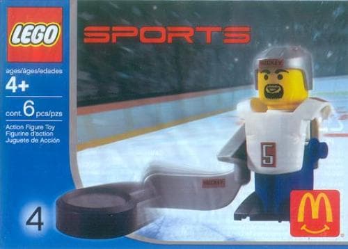 McDonald's Sports Set Number 4 - White Hockey Player #5 LEGO set (#7919-1)