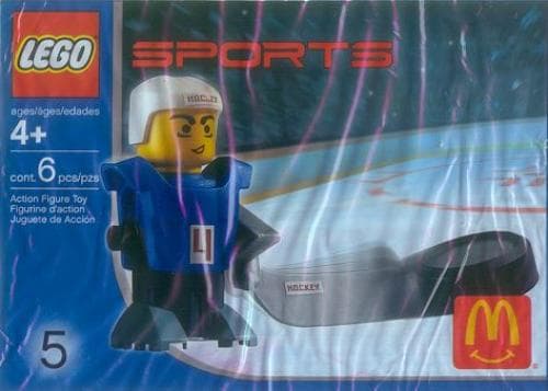 McDonald's Sports Set Number 5 - Blue Hockey Player #4 LEGO set (#7920-1)