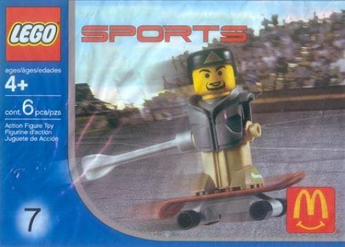 Gray Vest Skateboarder LEGO set (#7921-1)
