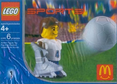 McDonald's Sports Set Number 1 - White Soccer Player #4 LEGO set (#7923-1)