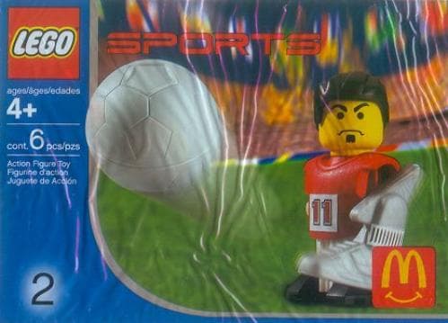 McDonald's Sports Set Number 2 - Red Soccer Player #11 LEGO set (#7924-1)