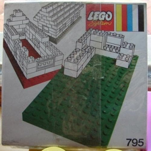 Baseplates, Red and Blue LEGO set (#795-1)