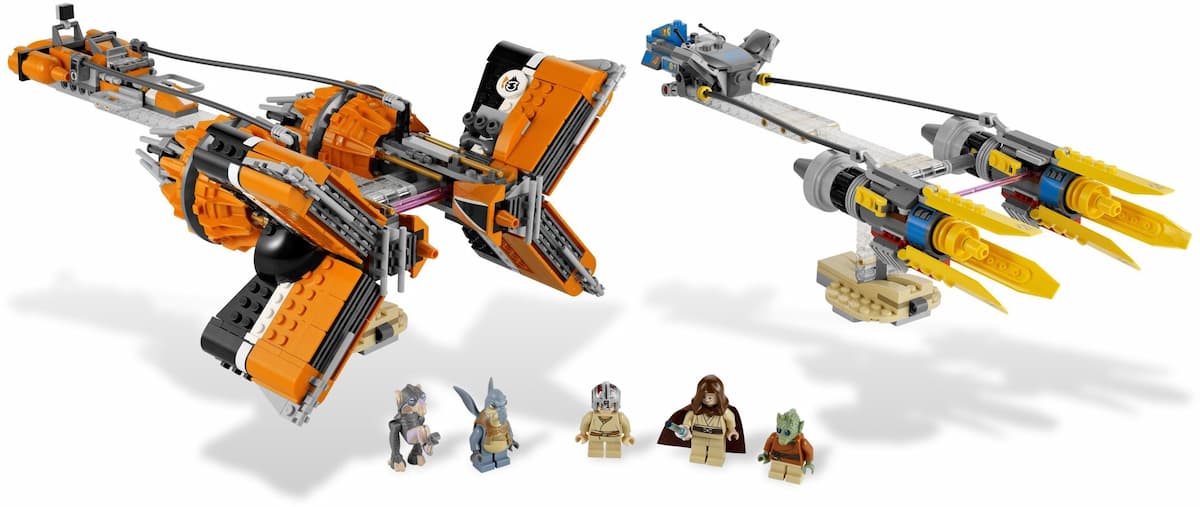 Anakin's and Sebulba's Podracers LEGO set (#7962-1)