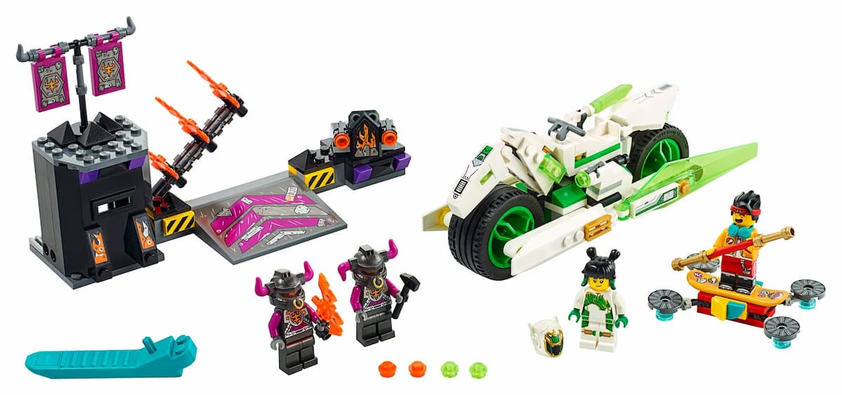 White Dragon Horse Bike LEGO set (#80006-1)