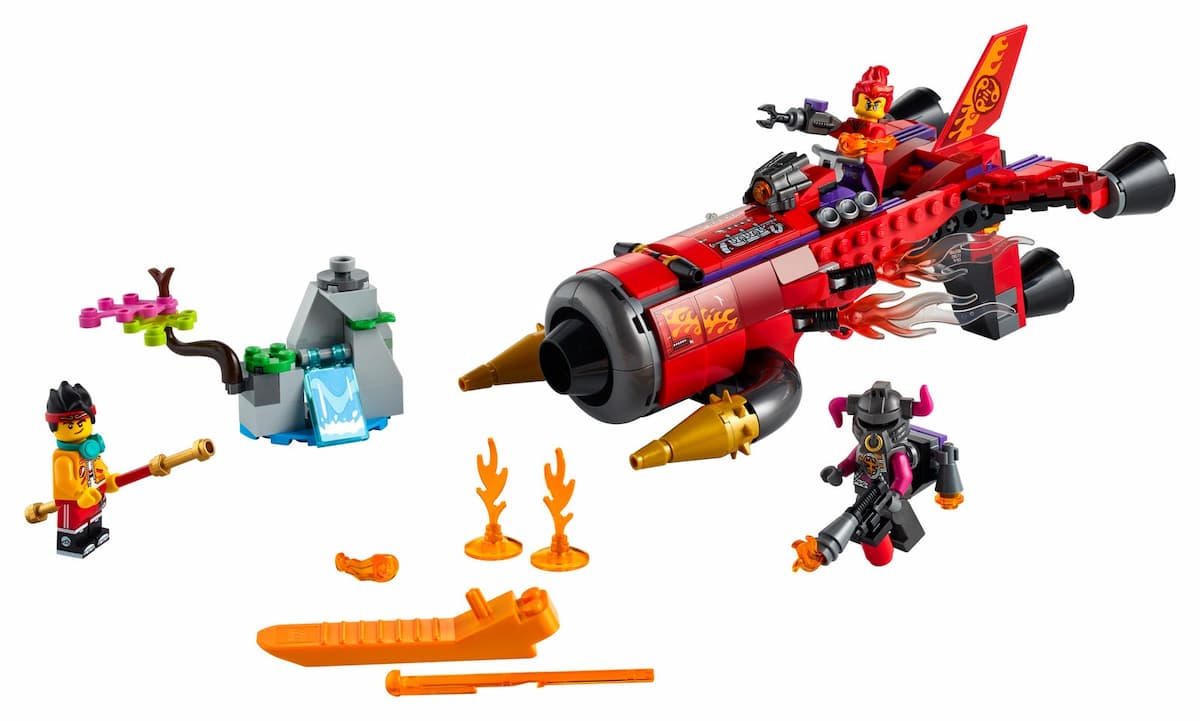 Red Son's Inferno Jet LEGO set (#80019-1)