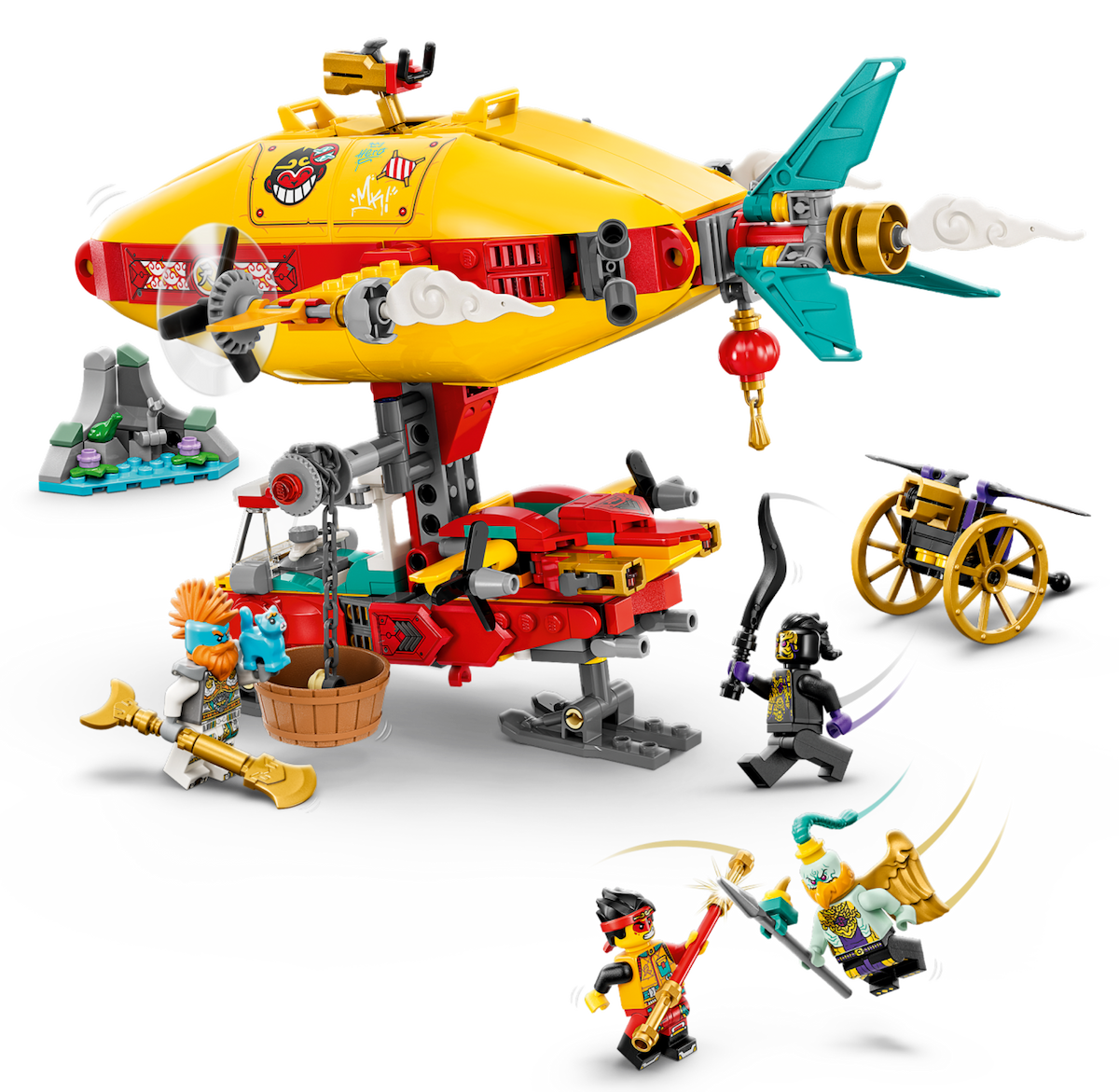 Monkie Kid's Cloud Airship LEGO set (#80046-1)