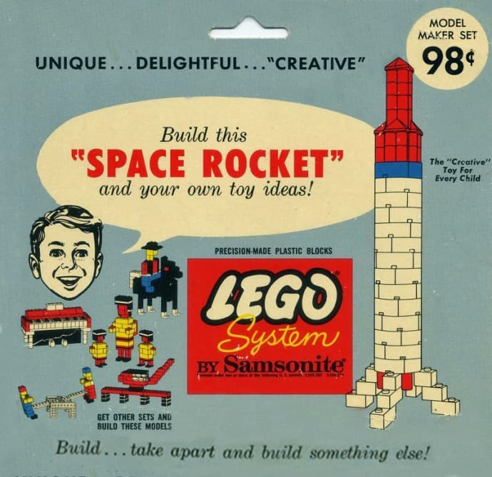 Space Rocket LEGO set (#801-3)