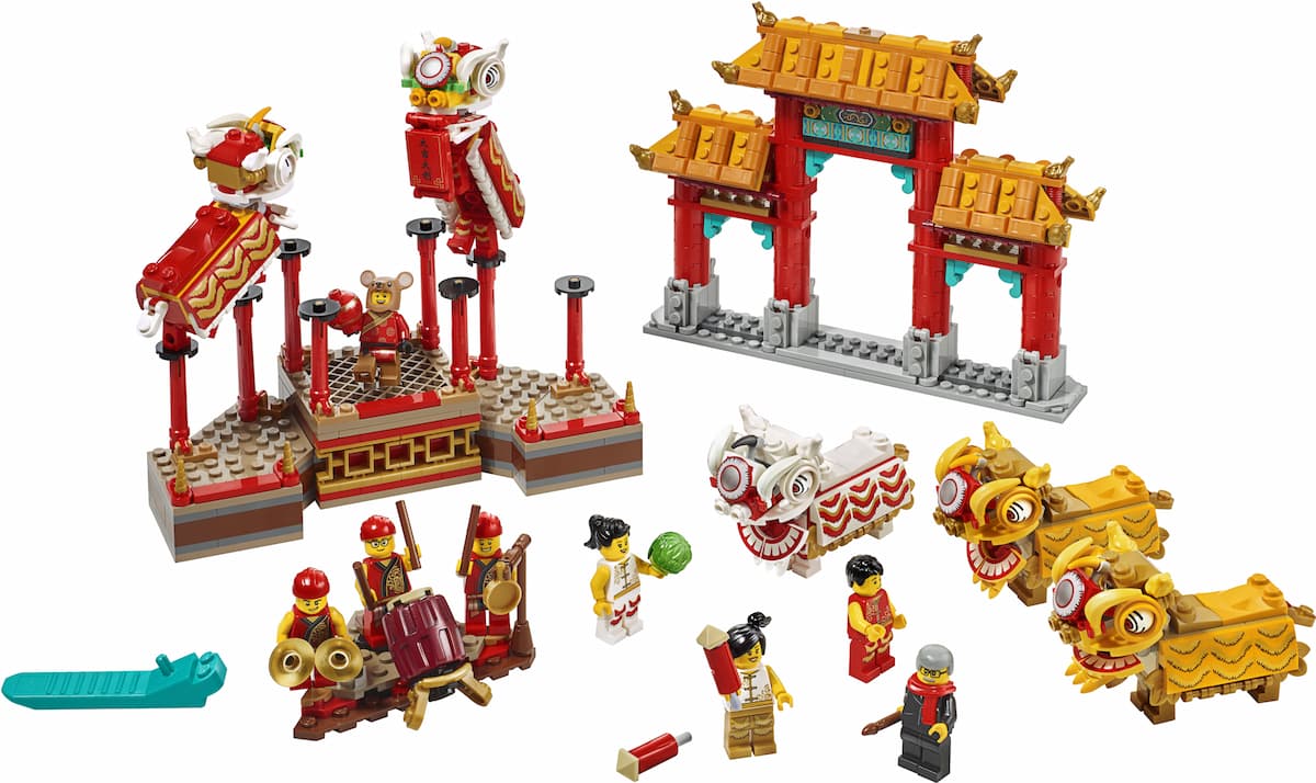 Lion Dance LEGO set (#80104-1)