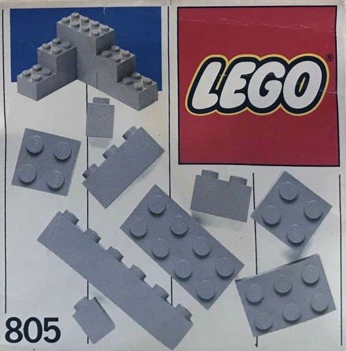 Extra Bricks Gray LEGO set (#805-1)