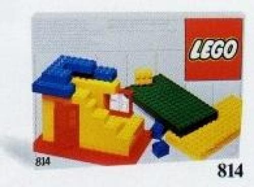 Baseplates, Green, Red and Yellow LEGO set (#814-1)