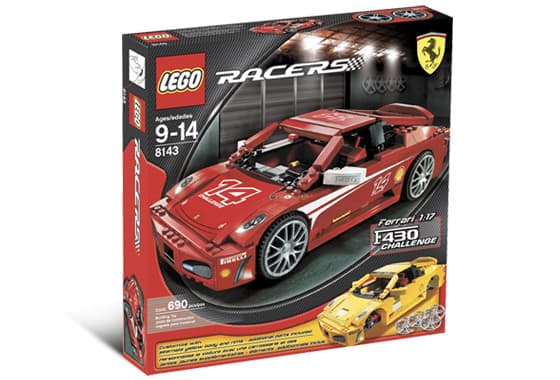 Ferrari 1:17 F430 Challenge LEGO set (#8143-1)