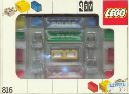 Lighting Bricks, 4.5V LEGO set (#816-1)