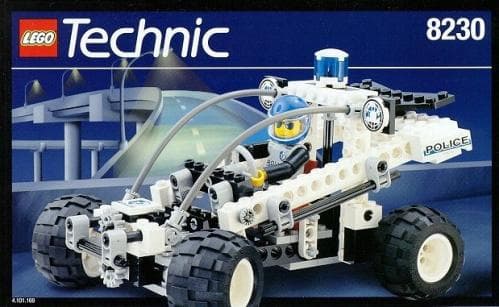 Coastal Cop Buggy / Miami Police Patrol LEGO set (#8230-1, 1996)